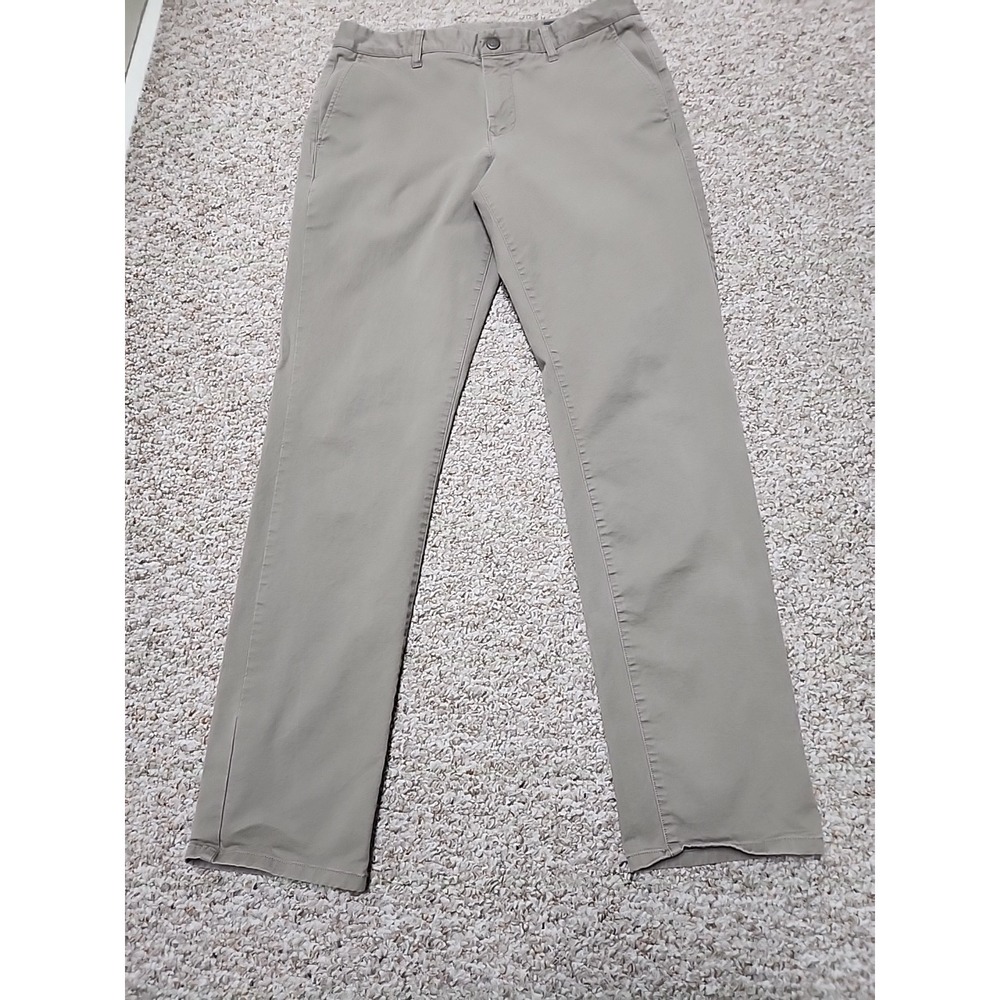 Bonobos Pants Men's 34x34 Brown Chino Slim Fit 34x33 Actual